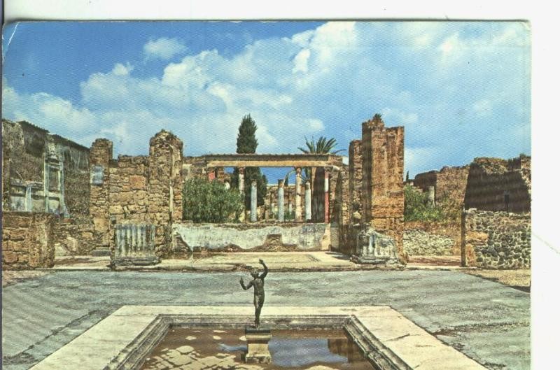 Postal: Italia: Pompei-Casa del Fauno