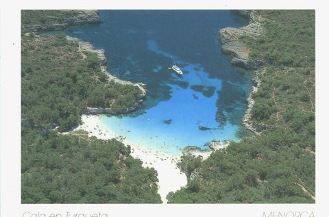 Postal: Menorca: Cala en turqueta