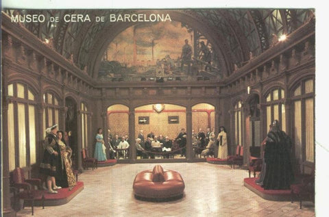 Postal: Barcelona: Museo de Cera