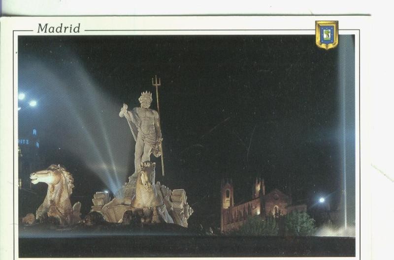 Postal: Madrid: Fuente de Neptuno