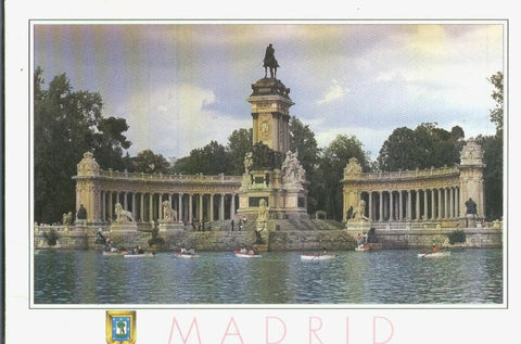 Postal: Madrid: Parque del Retiro