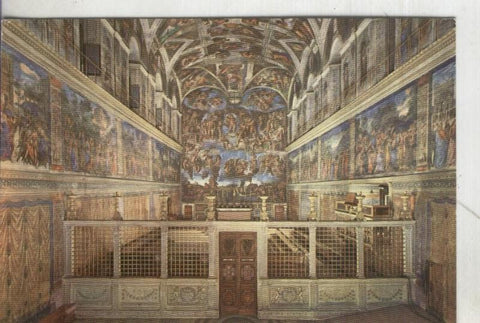 Postal: Italia: Vaticano: Capilla sistina