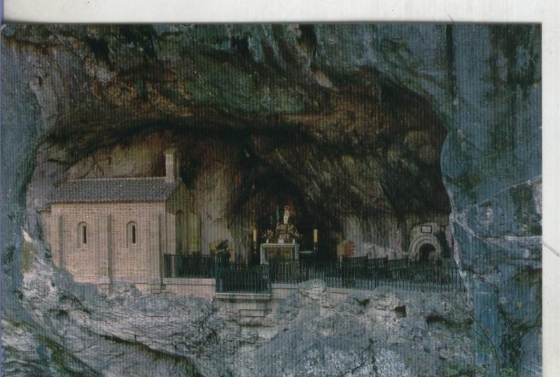 Postal: Covadonga: la cueva