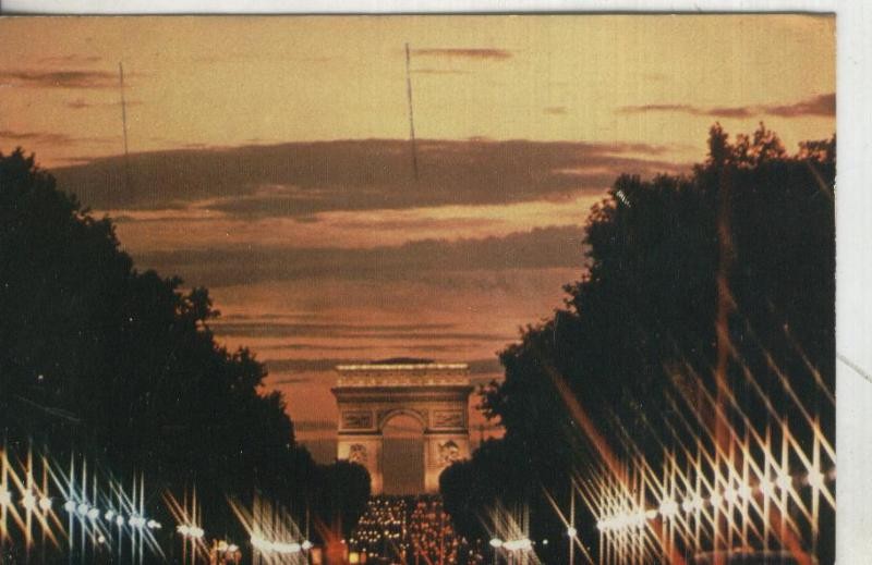 Postal: Paris: Campos Eliseos