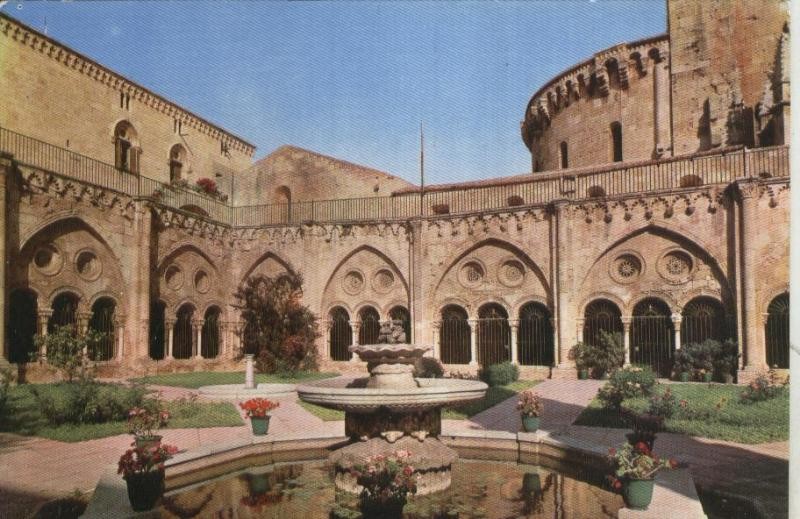 Postal: Tarragona: Jardin del Claustro-Catedral