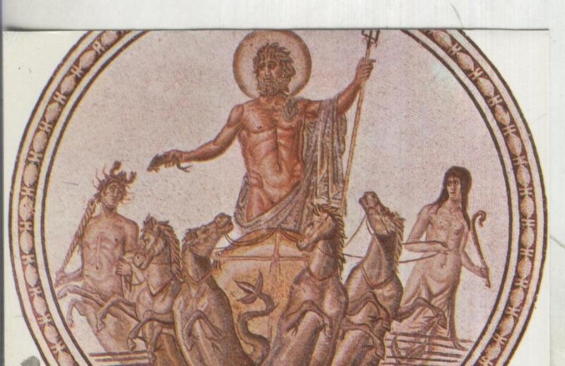 Postal: Musee National du Barco: Le triomphe de Neptune