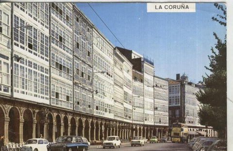 Postal: La Coruña: Avenida de la Marina