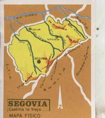 Cromos: Las provincias de España numero 126: Segovia