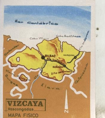 Cromos: Las provincias de España numero 150: Vizcaya