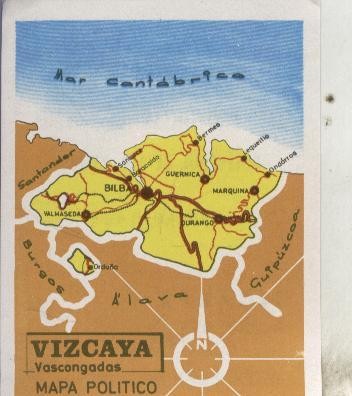 Cromos: Las provincias de España numero 148: Vizcaya