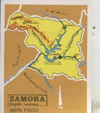 Cromos: Las provincias de España numero 153: Zamora