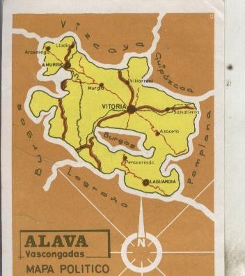 Cromos: Las provincias de España numero 007: Alava