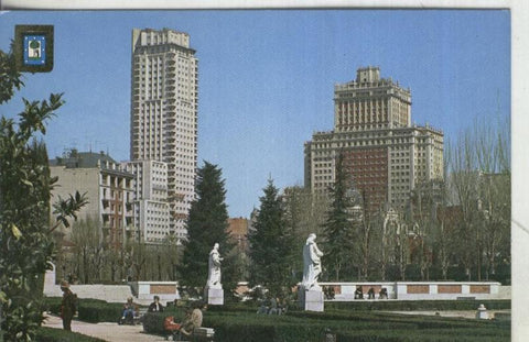 Postal: Madrid: Jardines de Sabatini