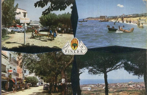 Postal: Barcelona: Pineda de Mar