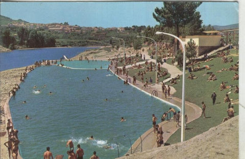 Postal: Orense: Piscina fluvial