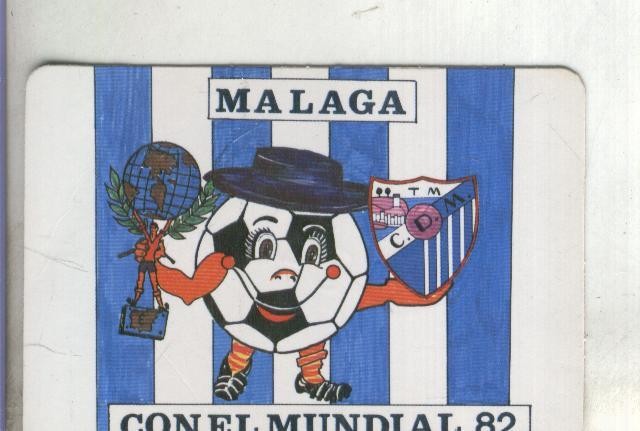 Calendario bolsillo 1982: Malaga C.F.