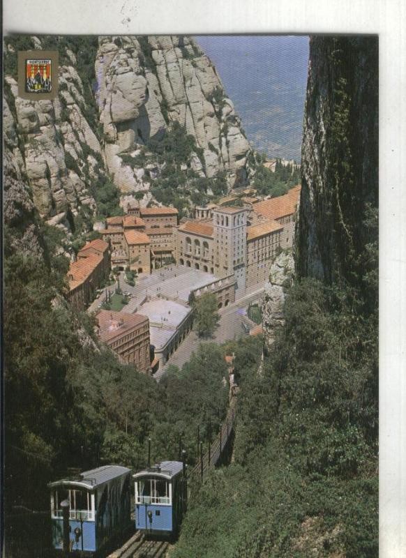 Postal:  Montserrat: Funicular de Sant Joan