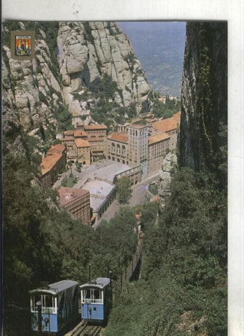 Postal:  Montserrat: Funicular de Sant Joan