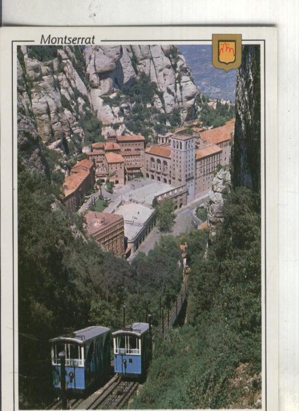 Postal:  Montserrat: Funicular de Sant Joan