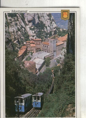 Postal:  Montserrat: Funicular de Sant Joan