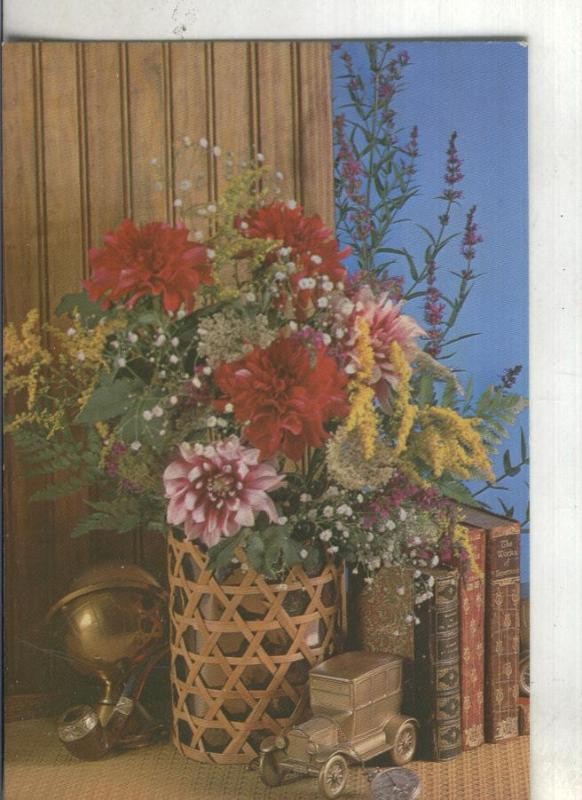 Postal::  Adorno floral