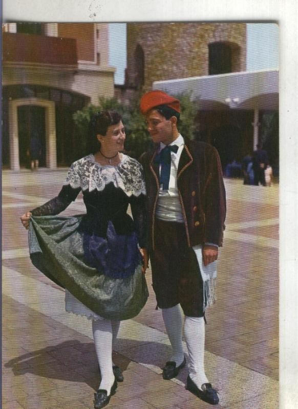 Postal: Cataluña: Folklore
