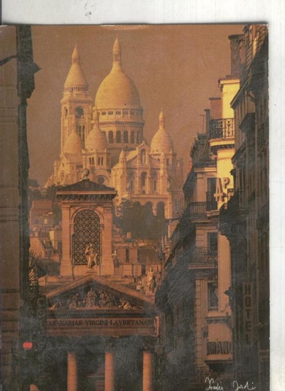 Postal: Lumieres et scenes de Paris