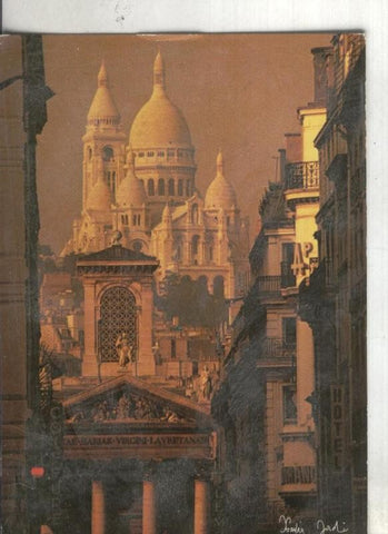 Postal: Lumieres et scenes de Paris