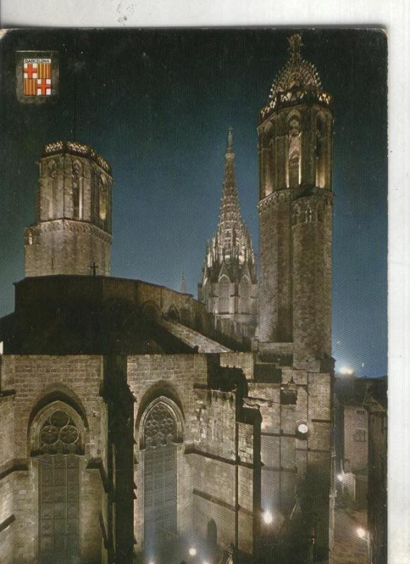 Postal:  Barcelona: Catedral