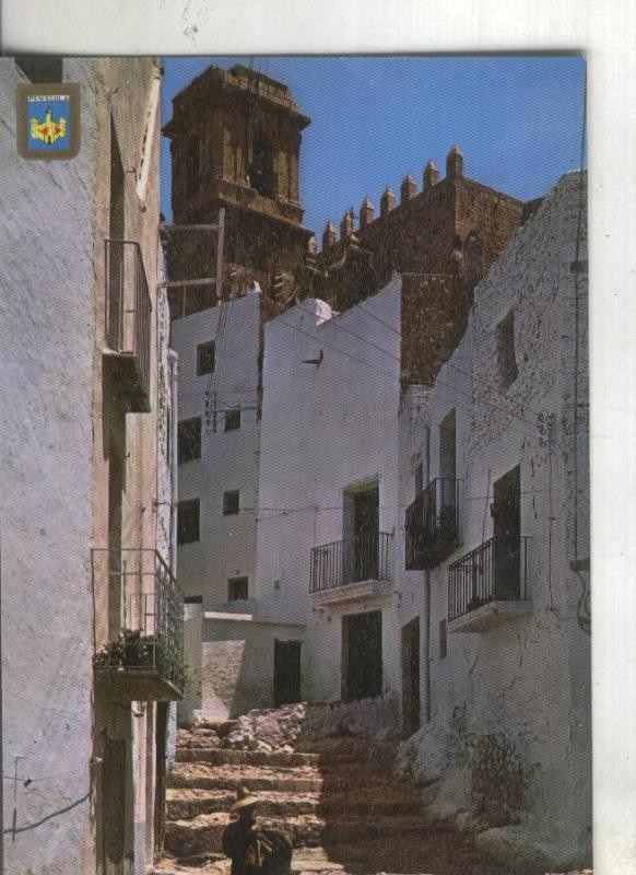 Postal: Castellon: Peñiscola: calle tipica