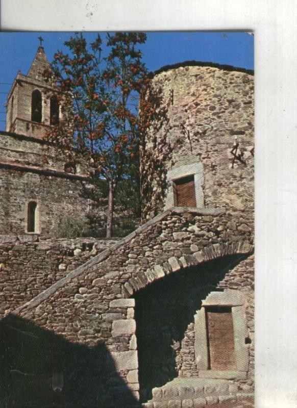 Postal: Cerdaña: Llivia: La iglesia