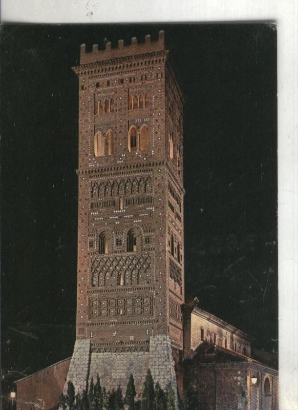 Postal: Teruel: Iglesia de San Martin-Torre Mudejar