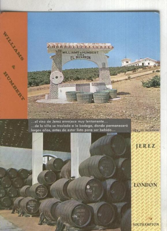 Postal: Williams & Humbert. LTd-Dry Sack, Sherry