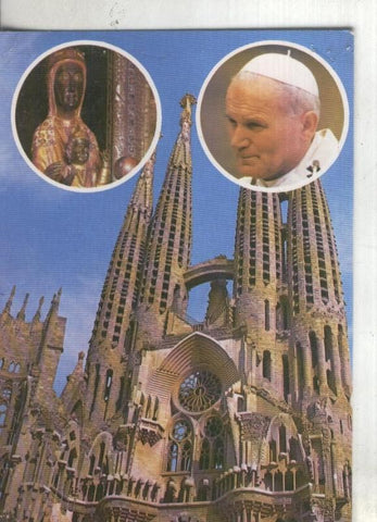 Postal: Barcelona: visita de Juan Pablo II