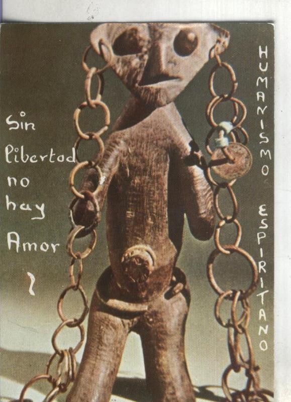 Postal: Africa: Escultura Azande