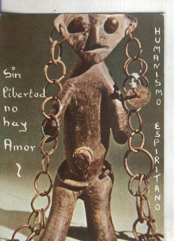Postal: Africa: Escultura Azande