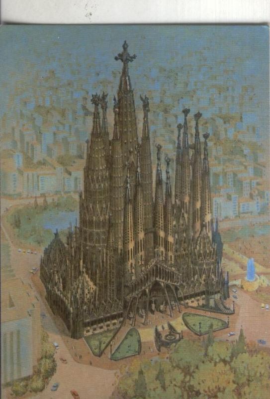 Postal: Barcelona: Sagrada Familia