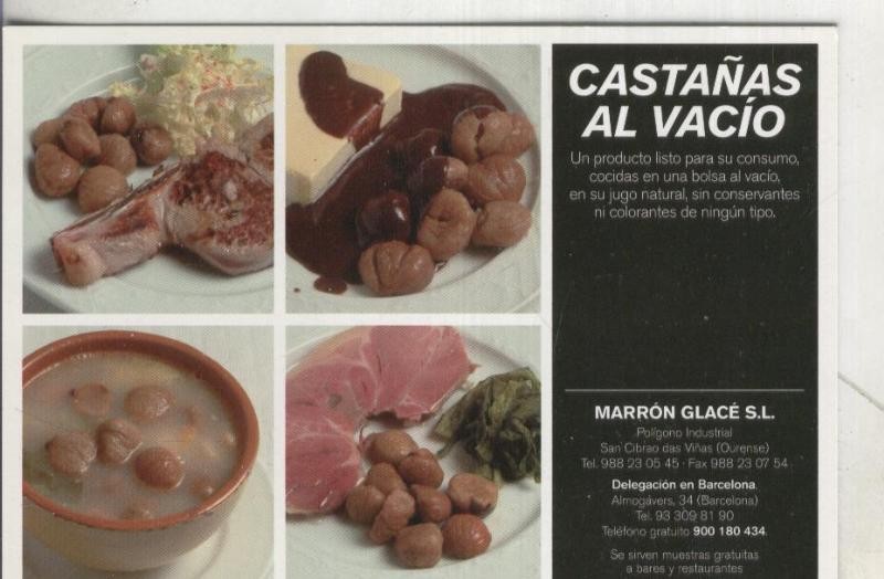Postal: Castañas al vacio: Marron Glace S.L.