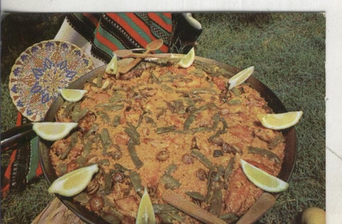 Postal: Valencia: Paella valenciana