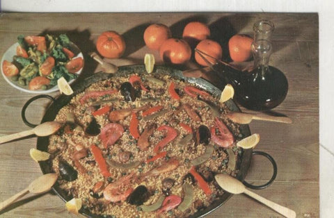 Postal: Cullera:  Paella valenciana