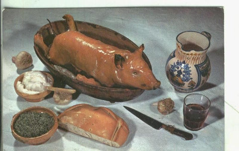 Postal: Segovia: Toston, plato tipico