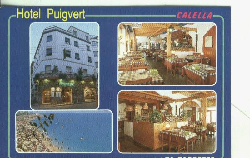 Postal: Barcelona: Calella: Hotel Puigvert