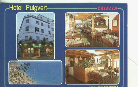 Postal: Barcelona: Calella: Hotel Puigvert