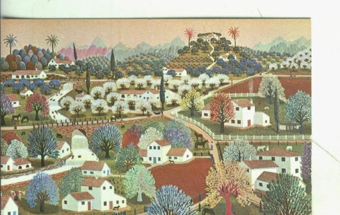 Postal: Alicante: Museo de Pego: Paisaje deseado de Juan Borras II