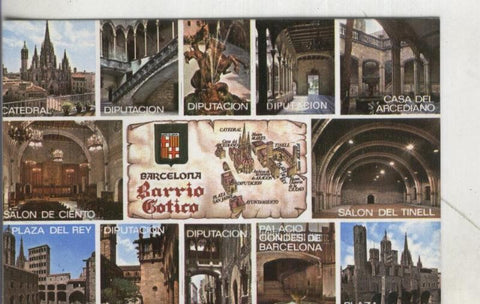 Postal 3927 : Barcelona: Barrio Gotico
