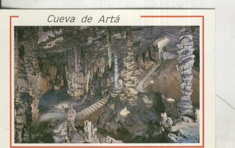 Postal 3918 : Mallorca: Cueva de Arta: Bajada a la cueva