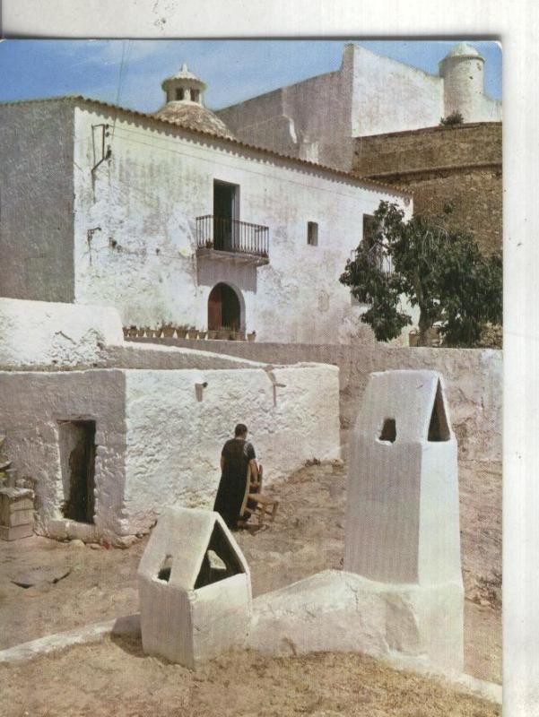 Postal 4086 : Ibiza: Santa Eulalia del Rio: Yendo a misa