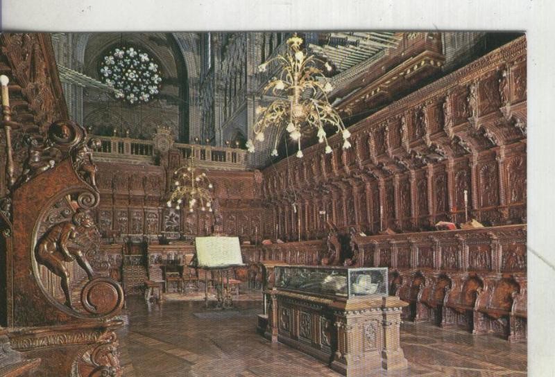 Postal 4018 : Burgos: catedral: coro (siglo XVI)