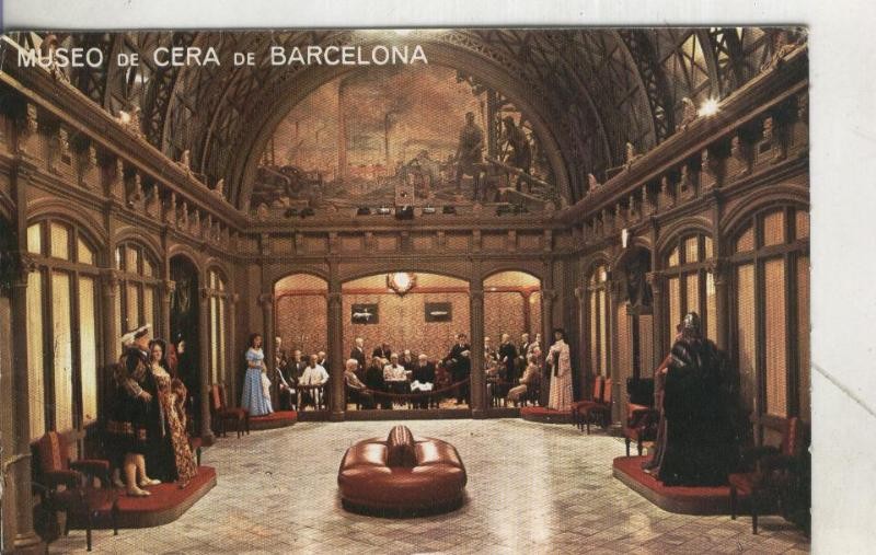 Postal 3947 : Barcelona: Museo de Cera: Patio de Cristal