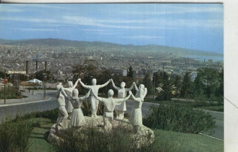 Postal 4126 : Barcelona: Monumento a la Sardana
